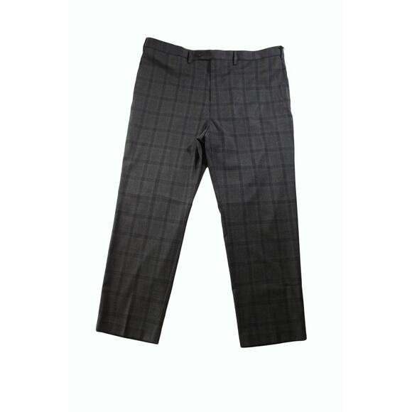 Men Dress Pants Shaquille O'Neal Mens Flat Front Suit Pants 44w X 30L Grey - Picture 3 of 6